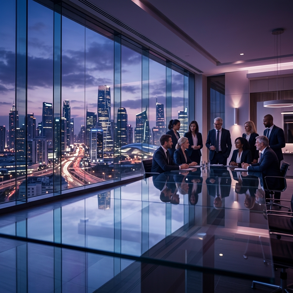 Zymofar Global Technology Partner Leadership Boardroom Visionary ERP Development