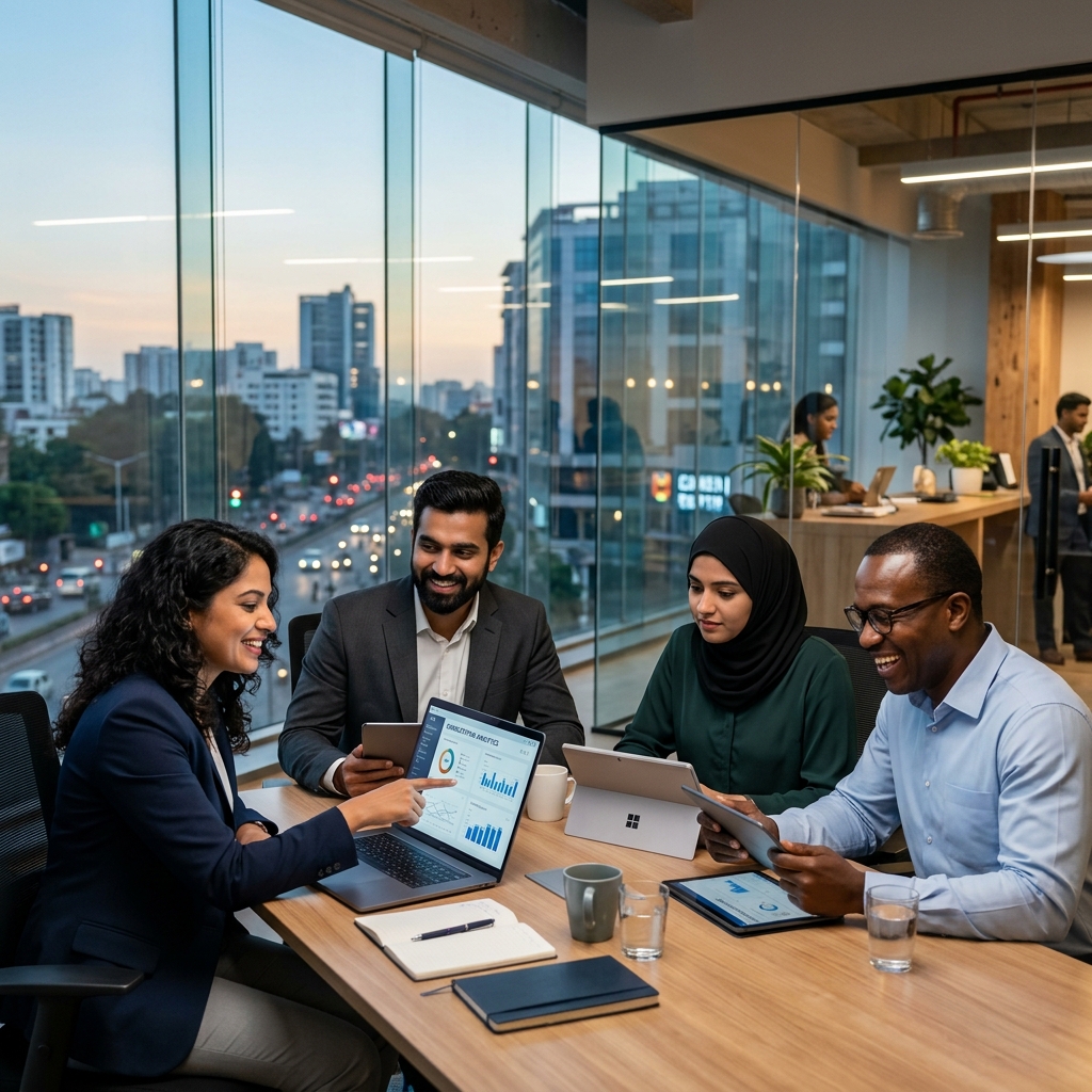 Zymofar Expert Support Team Consultation Bangalore Modern Office