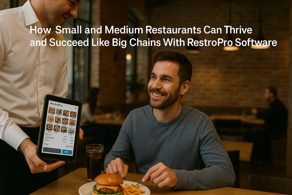 How Small and Medium Restaurants Can Thrive and Succeed Like Big Chains With RestroPro Software?