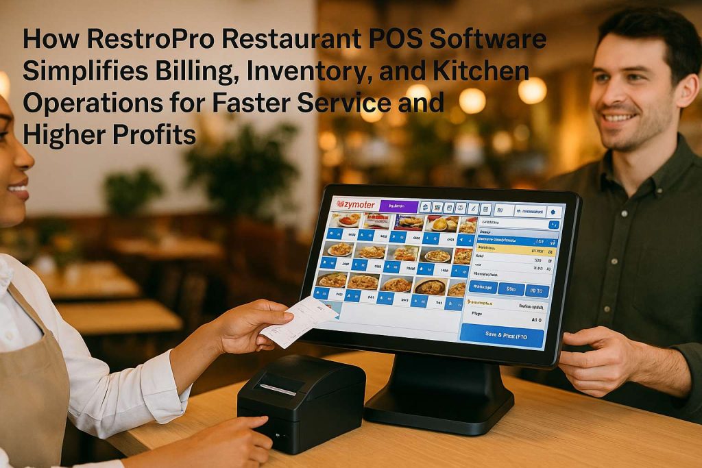How RestroPro Restaurant POS Software Simplifies Billing, Inventory, and Kitchen Operations for Faster Service and Higher Profits.