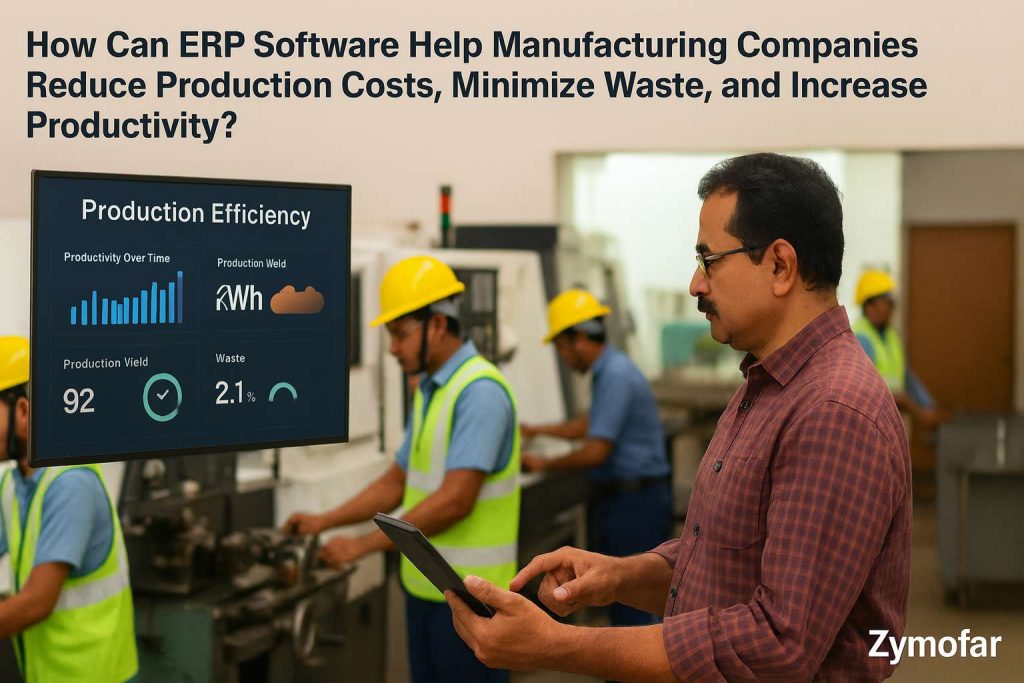 How Can ERP Software Help Manufacturing Companies Reduce Production Costs, Minimize Waste, and Increase Productivity?