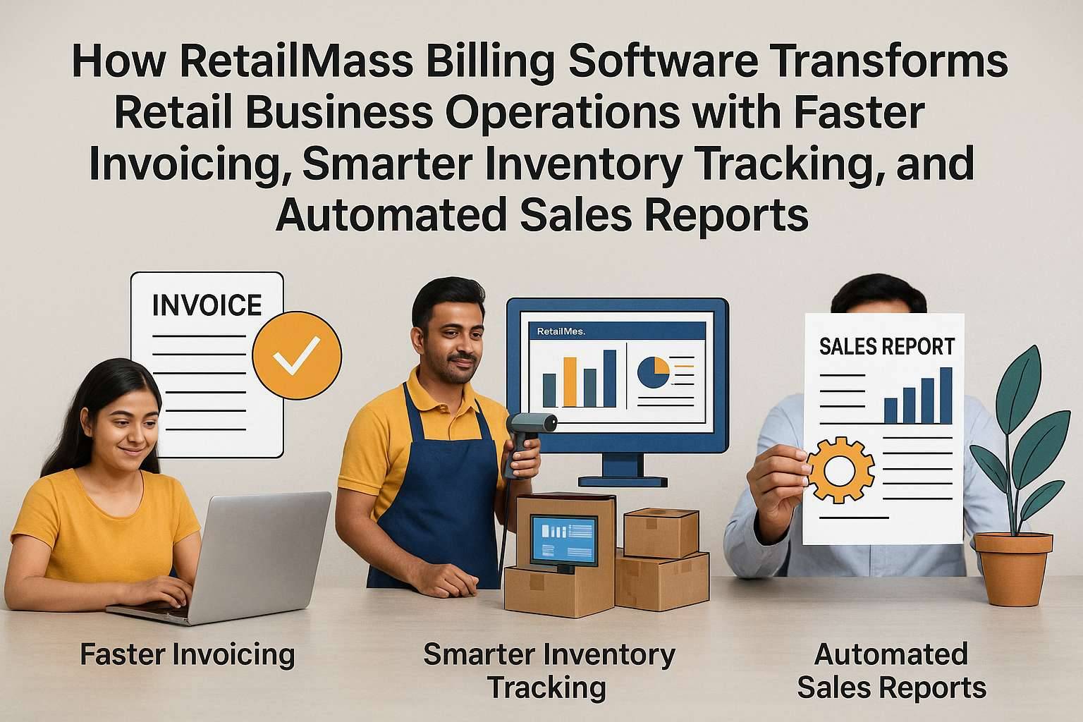 “How RetailMass Billing Software Transforms Retail Business Operations with Faster Invoicing, Smarter Inventory Tracking, and Automated Sales Reports”