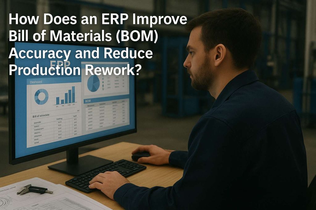“How Does an ERP Improve Bill of Materials (BOM) Accuracy and Reduce Production Rework?”