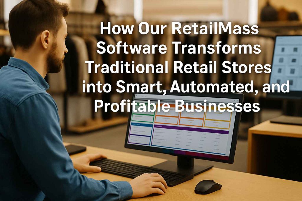 How Our RetailMass Software Transforms Traditional Retail Stores into Smart, Automated, and Profitable Businesses.