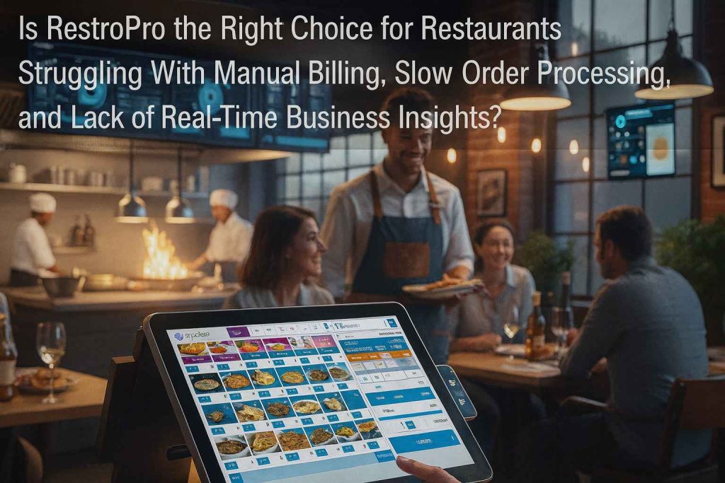 Is RestroPro the Right Choice for Restaurants Struggling With Manual Billing, Slow Order Processing, and Lack of Real-Time Business Insights?