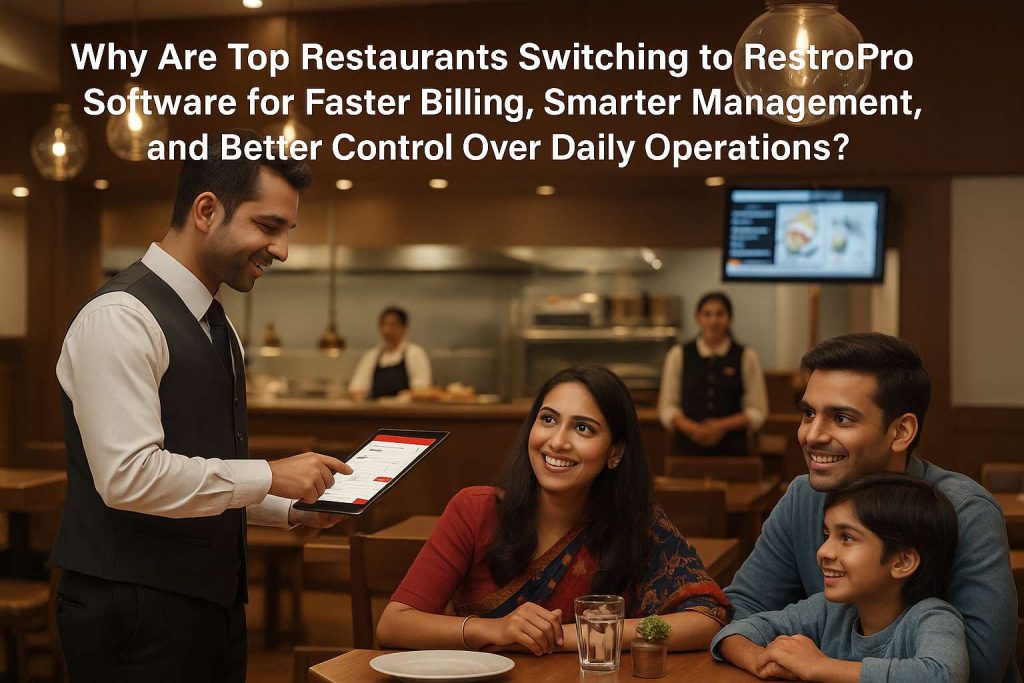 “Why Are Top Restaurants Switching to RestroPro Software for Faster Billing, Smarter Management, and Better Control Over Daily Operations?”